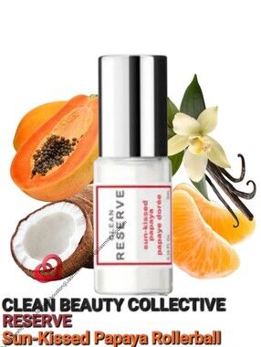 🎉2•$20/3•$28🎉CLEAN BEAUTY COLLECTIVE Reserve Sun-Kissed Papaya Rollerball Mini